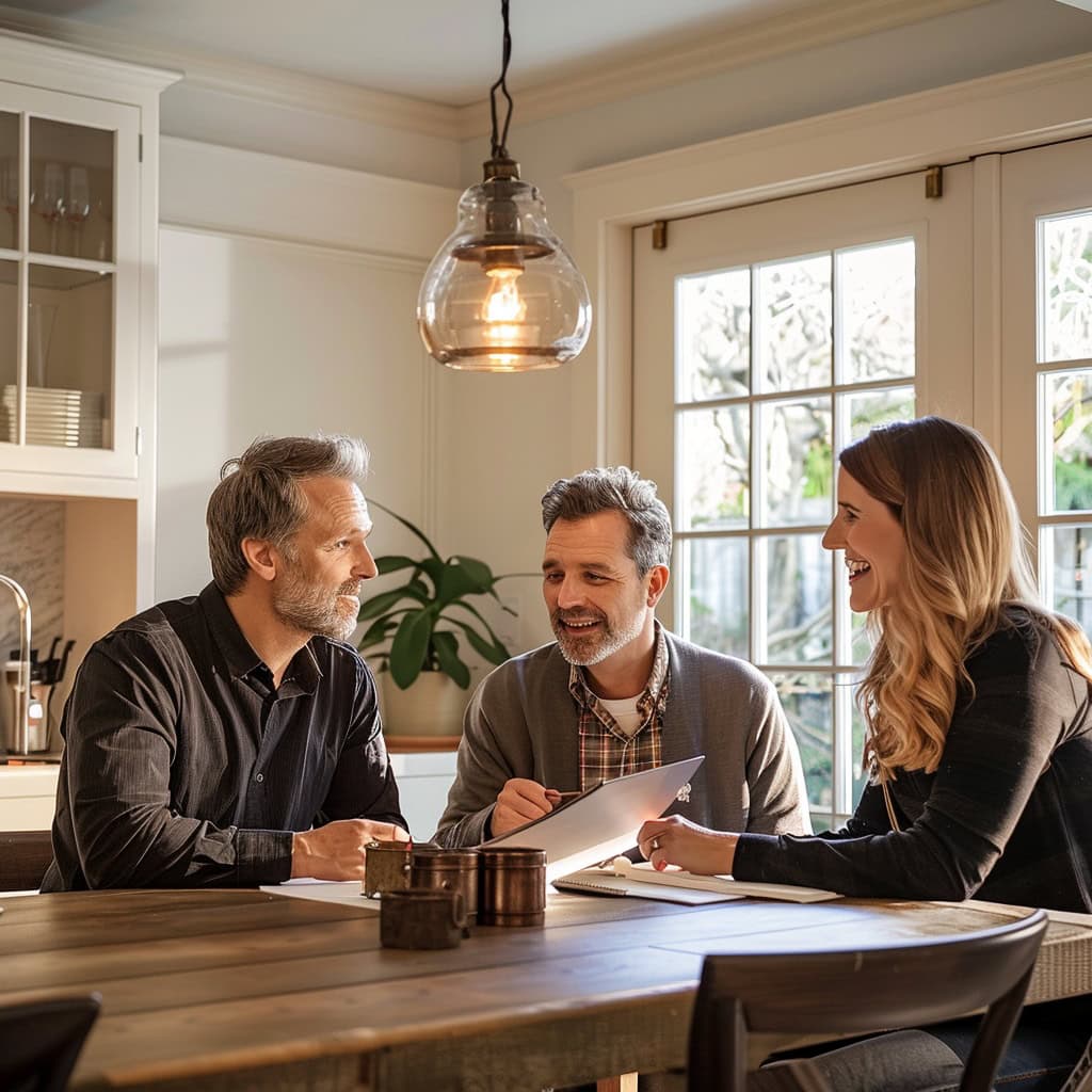 Sales Consultant Discussing Services